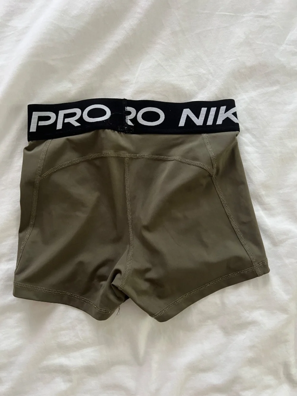 Olive Nike Pro shorts
